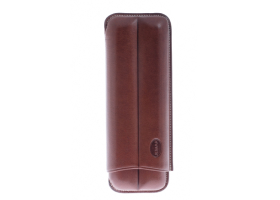 Чехол Jemar на 2 сигары, натуральная кожа 110-2-XL-Brown