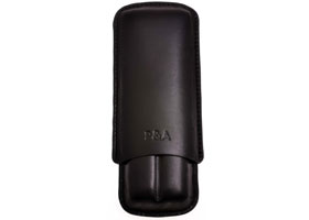 Чехол P&A на 2 сигары, черный, Т1106-Black