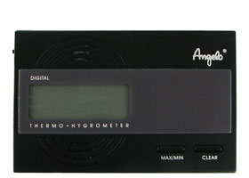 Гигрометр электронный квадратный 92102 Black
