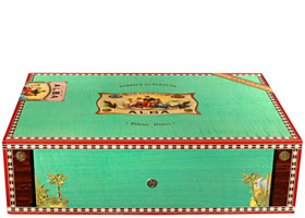 Хьюмидор Elie Bleu Alba Green Pistachio Sycamore на 110 сигар