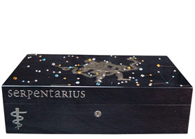 Хьюмидор Elie Bleu Zodiac Serpentarius Black Sycamore на 110 сигар