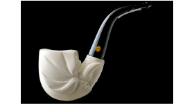 Курительная трубка Altinay Meerschaum Carved Bent Elephant, без фильтра