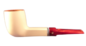 Курительная трубка Big Ben Maestro Maestro White Poiish Red Stem 409, 9 мм.