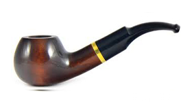 Курительная трубка Mr.Brog Груша №23 KNOLLE GOLD 9mm