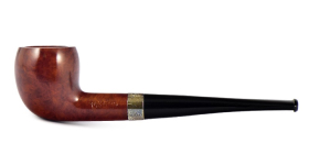 Курительная трубка Peterson Junior Terracotta - Pear - Silver Mounted, без фильтра