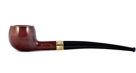Курительная трубка Peterson Junior Terracotta - Prince - Silver Mounted, без фильтра