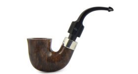 Курительная трубка Peterson De Luxe System Dark Smooth 5s, без фильтра