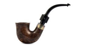 Курительная трубка Peterson De Luxe System Dark Smooth XL 5s, без фильтра