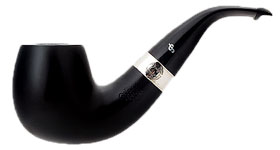 Курительная трубка Peterson Sherlock Holmes - Ebony - Professor P-Lip, 9мм