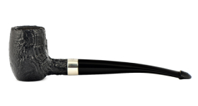 Курительная трубка Peterson Speciality Pipes - Barrel - SandBlast Nickel Mounted P-Lip, без фильтра