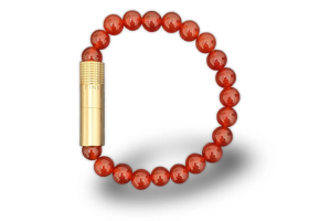 Пробойник-браслет для сигар Gold plated 18K, Carnelian