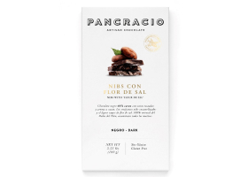 Темный шоколад Pancracio 64% с какао и соляным цветком от Delta del Ebro, 100 гр.