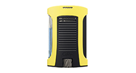 Зажигалка сигарная Colibri Daytona, желто-черная LI770T7