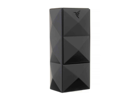 Зажигалка сигарная Colibri Quasar, двойное турбопламя, Черный лак LI750T1