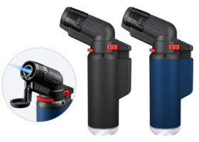 Зажигалка-горелка Zenga Angle Torch Jet Rubberized ZT-60 (В ассортименте)