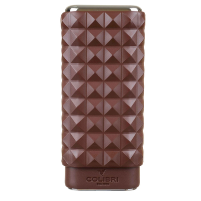 Чехол сигарный Colibri, телячья кожа и кедр, коричневый LC250T4