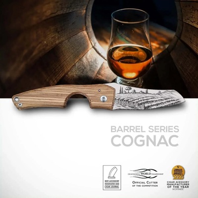 Сигарный нож Le Petit - Barrel - Cognac