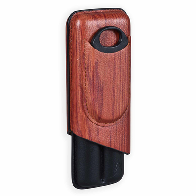 Футляр на 2 сигары Lotus LCCGS622P Wood