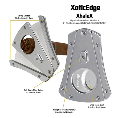 Гильотина Aficionado XEXHL SL Xotic Edge Xhale X Silver