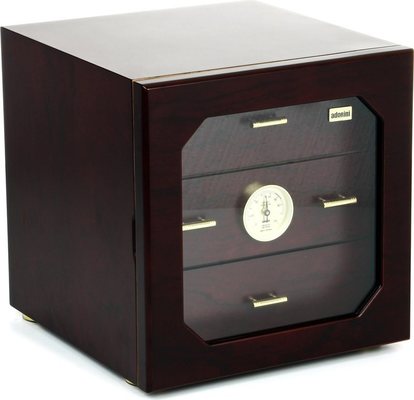 Хьюмидор Adorini Chianti medium - Deluxe на 100 сигар, черный 1413