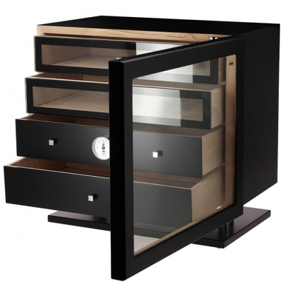 Хьюмидор-шкаф Adorini Varese Deluxe на 300 сигар, черный матовый 11558