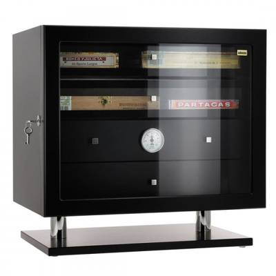 Хьюмидор-шкаф Adorini Varese Deluxe на 300 сигар, черный матовый 11558