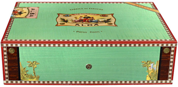 Хьюмидор Elie Bleu Alba Green Pistachio Sycamore на 110 сигар