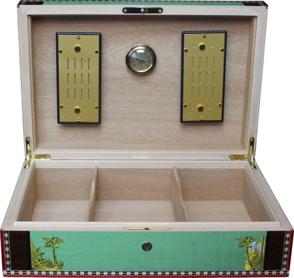 Хьюмидор Elie Bleu Alba Green Pistachio Sycamore на 110 сигар