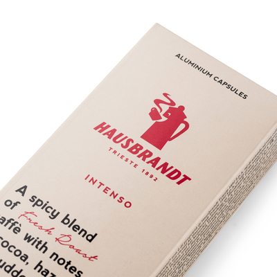 Итальянский кофе в капсулах Hausbrandt Nespresso Intenso (10 шт.)