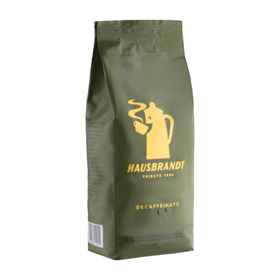 Итальянский кофе в зернах Hausbrandt Decaffeinato без кофеина, 1000 гр.