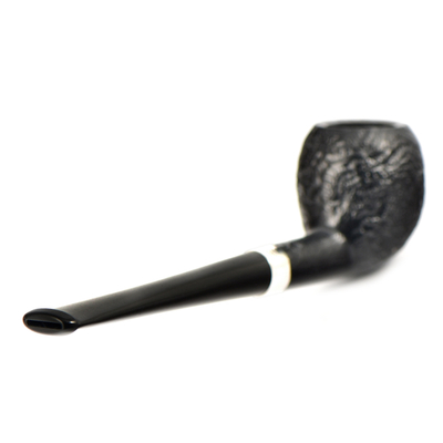 Курительная трубка Peterson Junior SandBlast - Silver Mounted Acorn, без фильтра