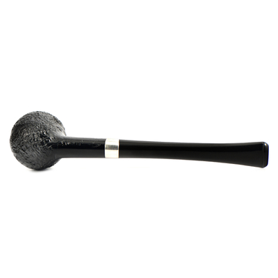 Курительная трубка Peterson Junior SandBlast - Silver Mounted Acorn, без фильтра