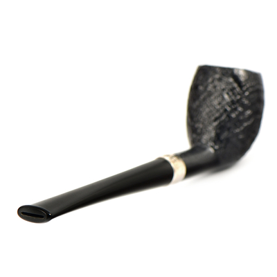 Курительная трубка Peterson Junior SandBlast - Silver Mounted Belge, без фильтра