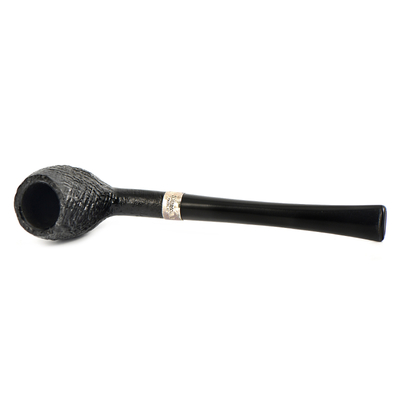 Курительная трубка Peterson Junior SandBlast - Silver Mounted Belge, без фильтра