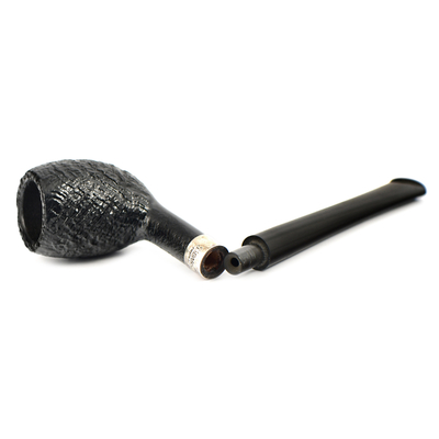 Курительная трубка Peterson Junior SandBlast - Silver Mounted Belge, без фильтра