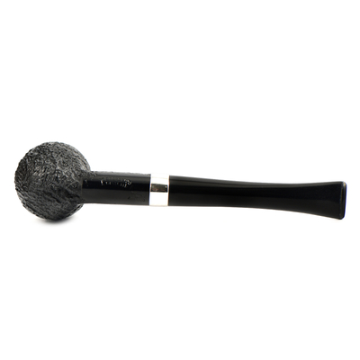 Курительная трубка Peterson Junior SandBlast - Silver Mounted Pear, без фильтра