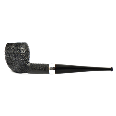 Курительная трубка Peterson Junior SandBlast - Silver Mounted Pear, без фильтра