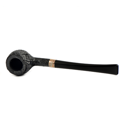 Курительная трубка Peterson Junior SandBlast - Silver Mounted Prince, без фильтра