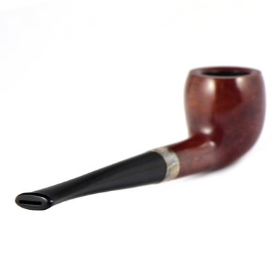 Курительная трубка Peterson Junior Terracotta - Pear - Silver Mounted, без фильтра