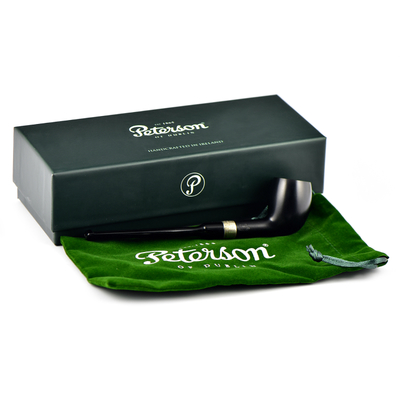 Курительная трубка Peterson Speciality Pipes - Belgique - Ebony Silver Mounted, без фильтра