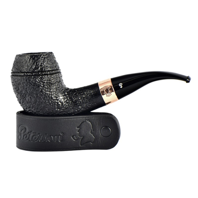 Курительная трубка Peterson Sherlock Holmes - Christmas 2021 - Sandblast - Deerstalker, без фильтра