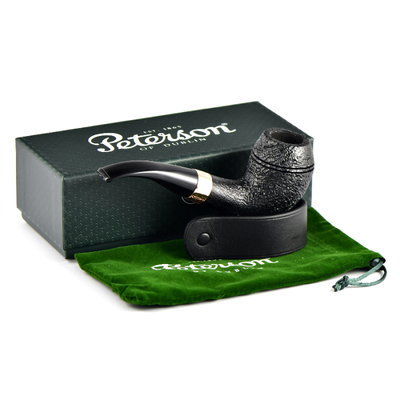 Курительная трубка Peterson Sherlock Holmes - Christmas 2021 - Sandblast - Deerstalker, без фильтра