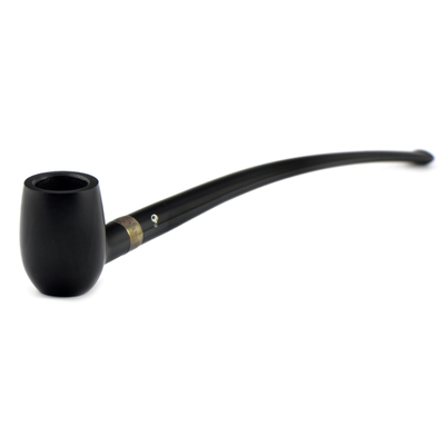 Курительная трубка Peterson Churchwarden - Ebony Barel Silver, без фильтра