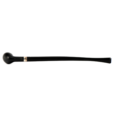 Курительная трубка Peterson Churchwarden - Ebony Belgique Silver, без фильтра