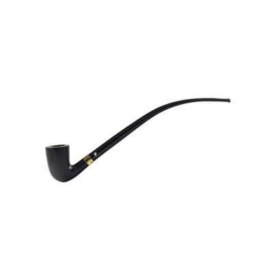 Курительная трубка Peterson Churchwarden - Ebony D16 Silver, без фильтра