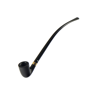 Курительная трубка Peterson Churchwarden - Ebony D16 Silver, без фильтра