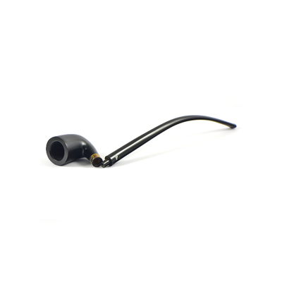 Курительная трубка Peterson Churchwarden - Ebony D16 Silver, без фильтра