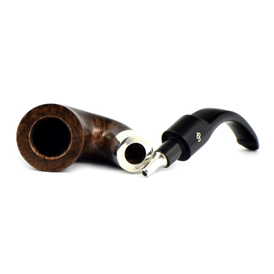 Курительная трубка Peterson De Luxe System Dark Smooth 5s, без фильтра