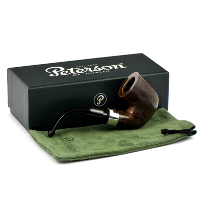 Курительная трубка Peterson De Luxe System Dark Smooth 5s, без фильтра