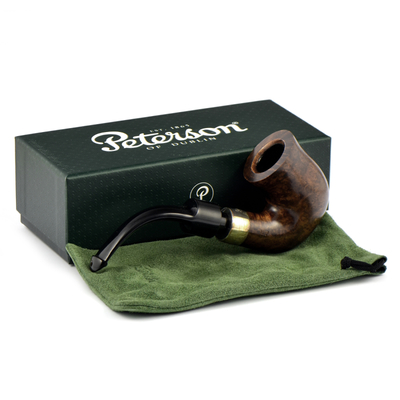 Курительная трубка Peterson De Luxe System Dark Smooth XL 5s, без фильтра